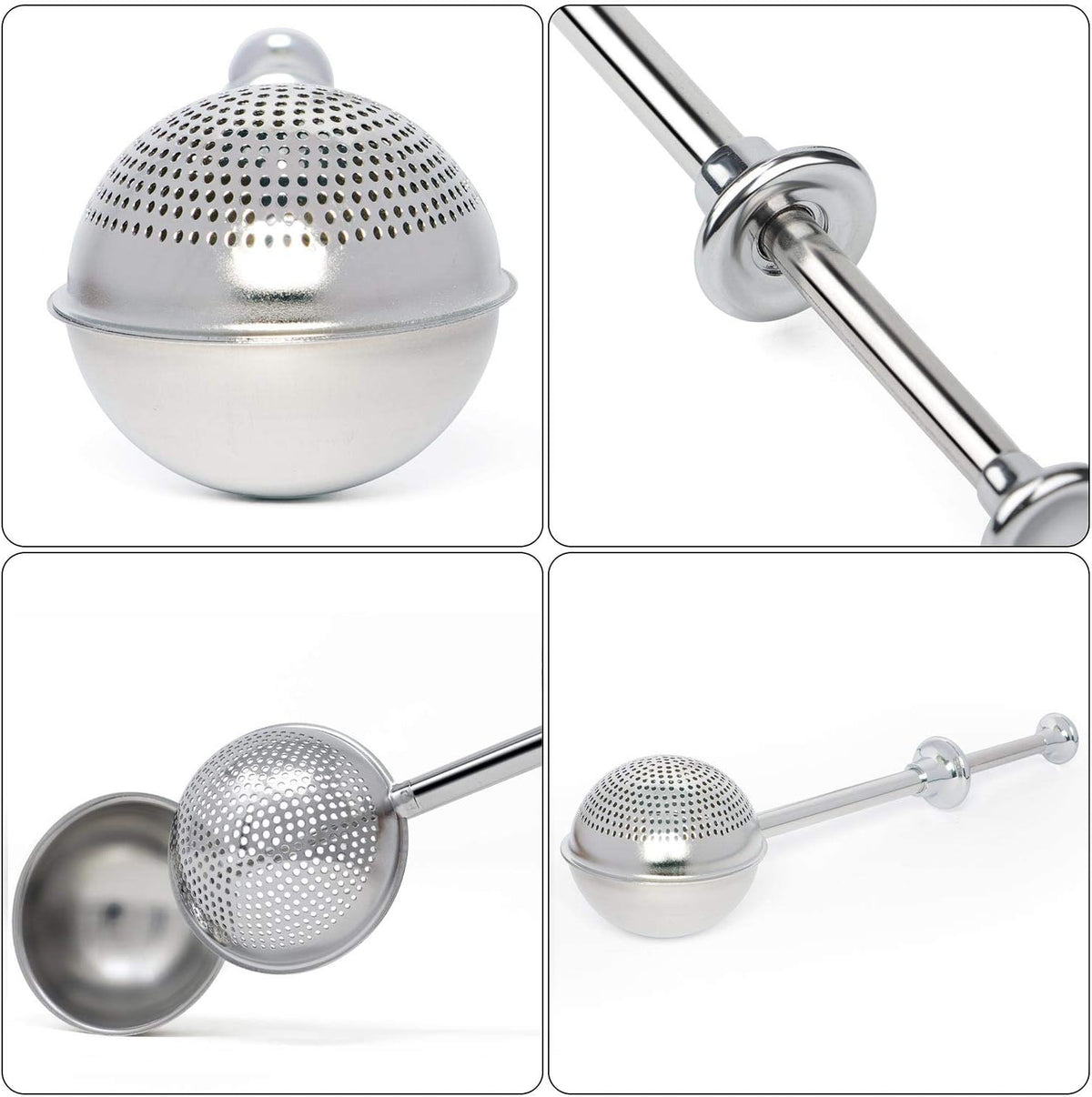 non-perforated scoop end for measuring and loading flour