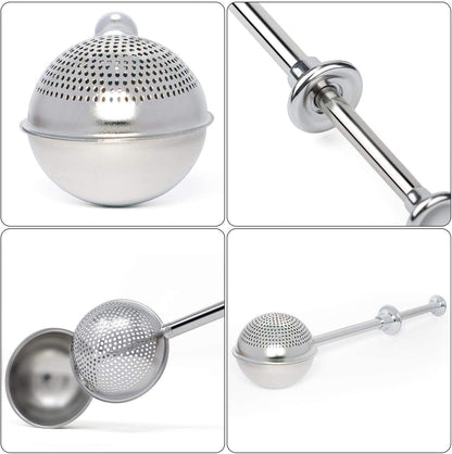 non-perforated scoop end for measuring and loading flour