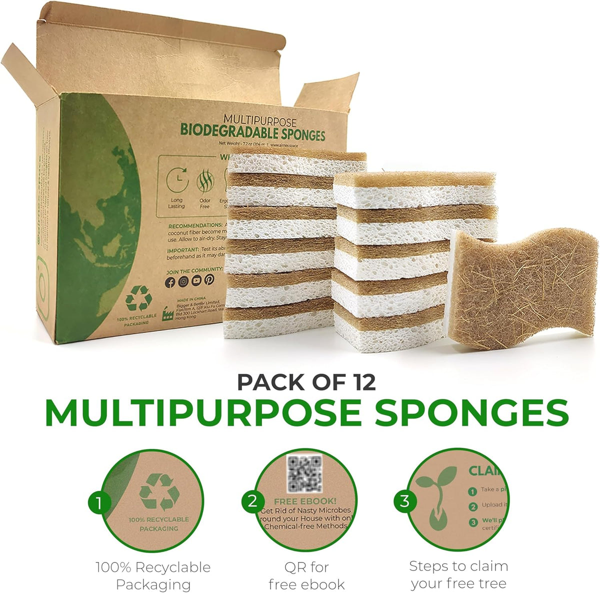 non-scratch abrasive safe for non-stick, glass, stainless steel, and wood