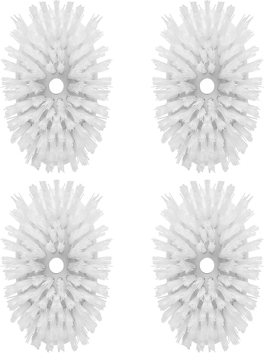 non-scratch nylon bristles safe for non-stick and cast iron cookware
