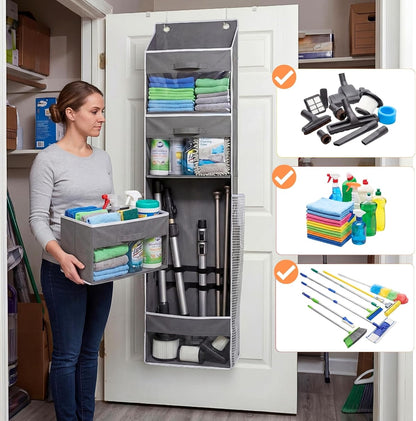 non-woven fabric body with plastic or metal frame, available in grey or black finishes