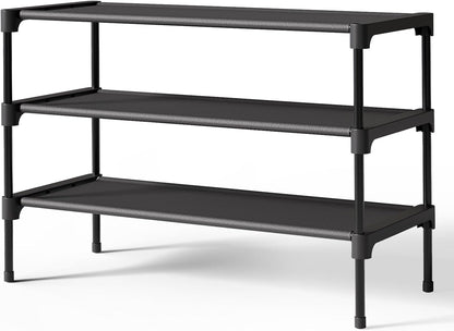non-woven fabric shelves that block dust and protect shoes from scuffs