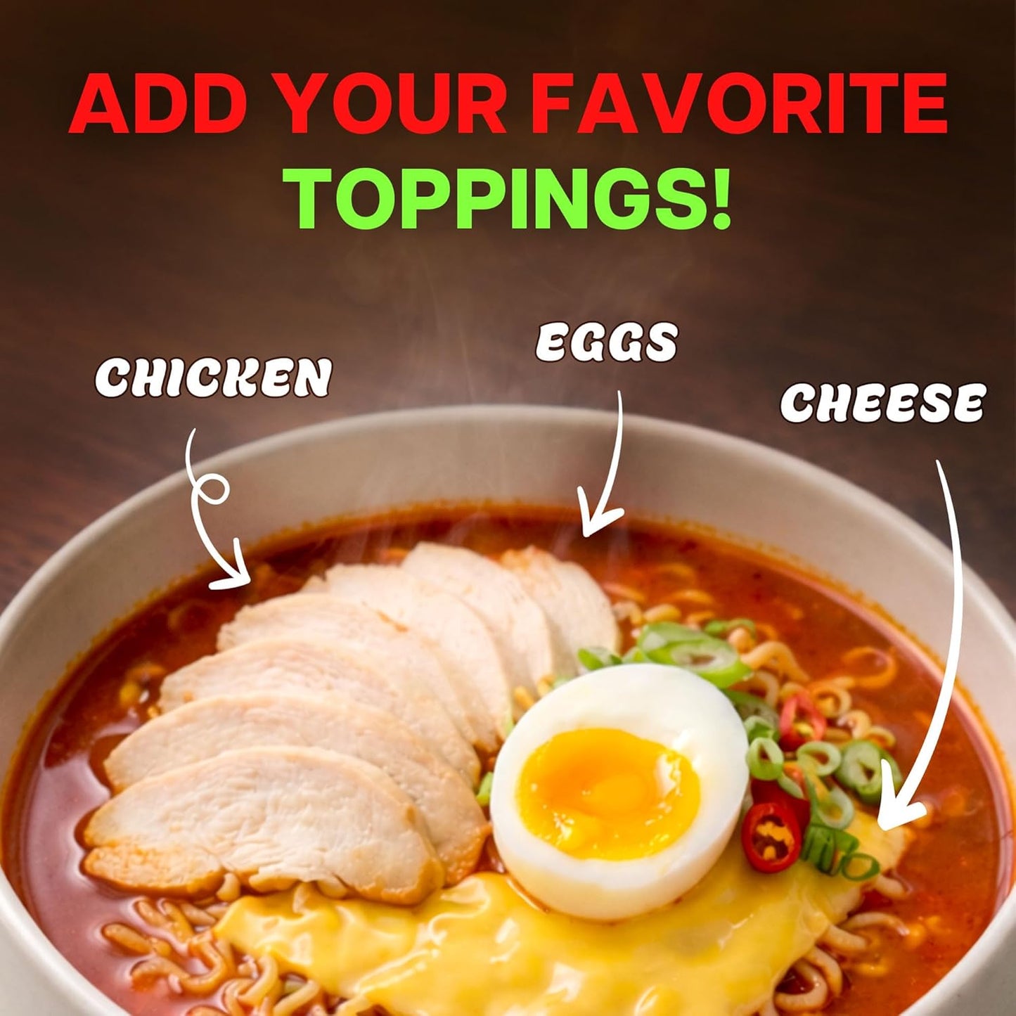Nongshim Ramen Noodles, Gourmet Instant Ramen Bowl for Home Office Lunch, Microwavable Hot & Spicy Korean Noodles