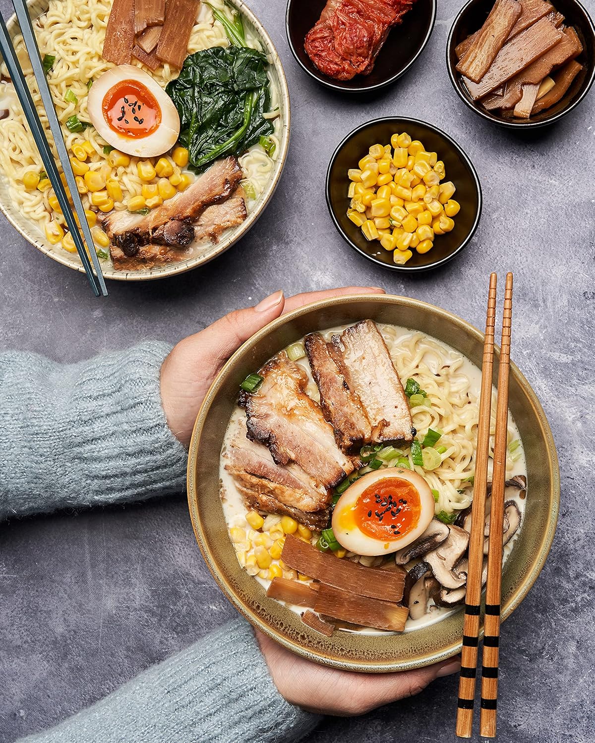 Nongshim Tonkotsu Ramen with Kuromayu Noodle Big Bowl, 3.56 Ounce (Pack Of 6) – Quick Desk Lunch for Busy Office Professionals, Ready in 3 Minutes