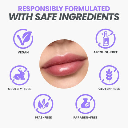 not tested on animals (cruelty-free) and oil-based serum formula suitable for all skin types