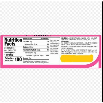 Now and Later Watermelon Chews – Mindful Slow-Eating Treat for Personal Self-Care Moments, 24-Pack