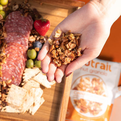 NuTrail Cinnamon Pecan Nut Granola – Intentional Snack for Celiac and Autoimmune Wellness Plans