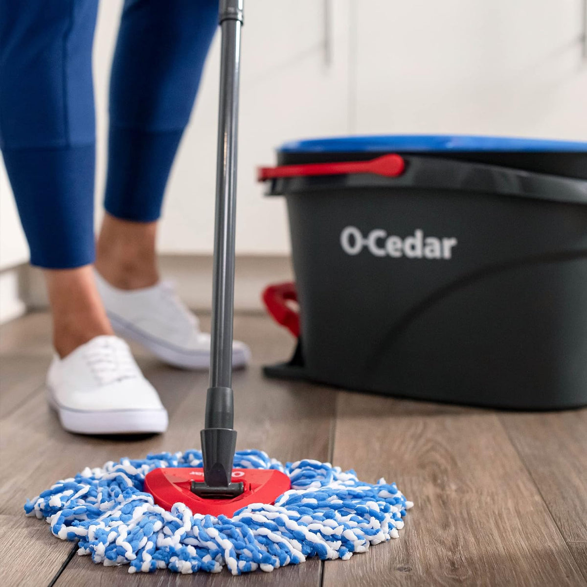 O-Cedar EasyWring Microfiber Spin Mop Refill – Simple, Multi-Surface Head That Replaces a Drawer Full of Tools