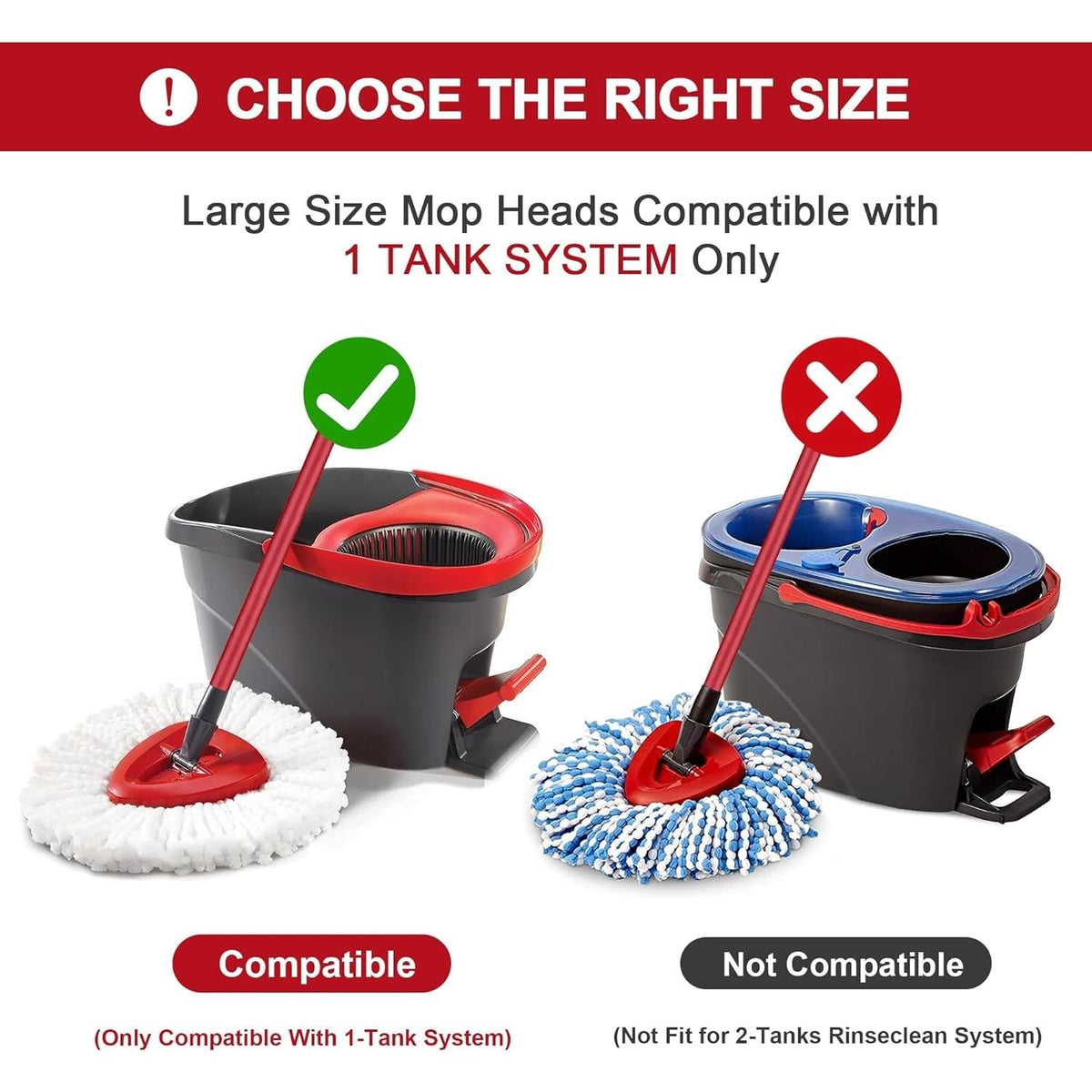 O-Cedar Spin Mop Replacement Heads – Gentle Microfiber Refills for a Soothing Self-Care Cleaning Ritual