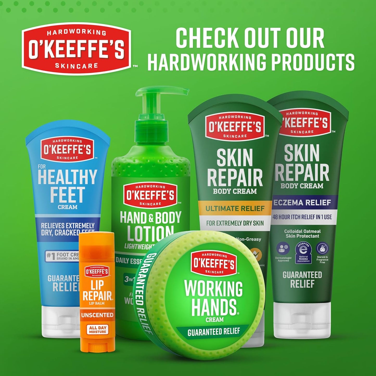 O'Keeffe's Skin Repair Body Cream – Hypoallergenic Relief for Diabetes and Sensitive Skin, 7oz