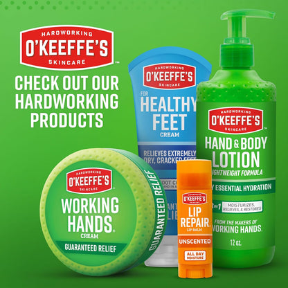 O'Keeffe's Working Hands Hand Cream – Bedtime Self-Care Ritual for Cracked, Weathered Hands