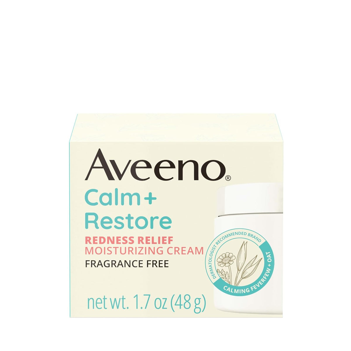 oat and feverfew blend for calming visible redness