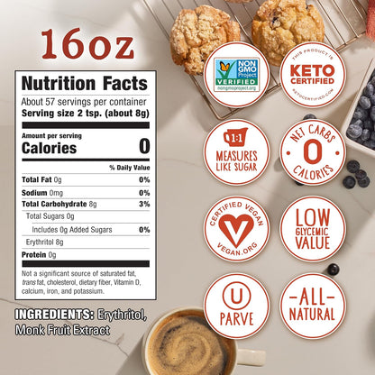 offered in multiple formats: 16 oz and 48 oz bags plus 40 ct, 200 ct, and 400 ct single-serve packets
