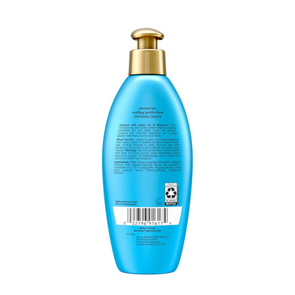 OGX Argan Oil of Morocco Curl-Defining Cream – Citrus-Floral-Woody Scented Styling Step for a Sensory Curly Hair Ritual