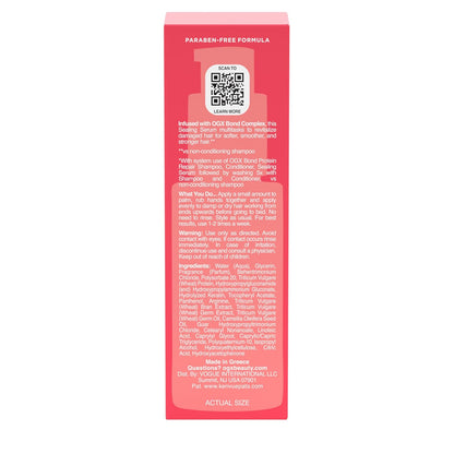 OGX Bond Protein Repair Sealing Serum – Streamlined Overnight Treatment for an Uncluttered Vanity, 1.7 fl oz