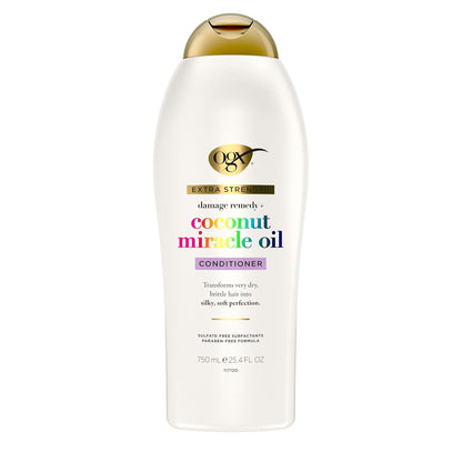 OGX Coconut Miracle Oil Conditioner – Simple One-Step Repair for Dry, Frizzy Hair