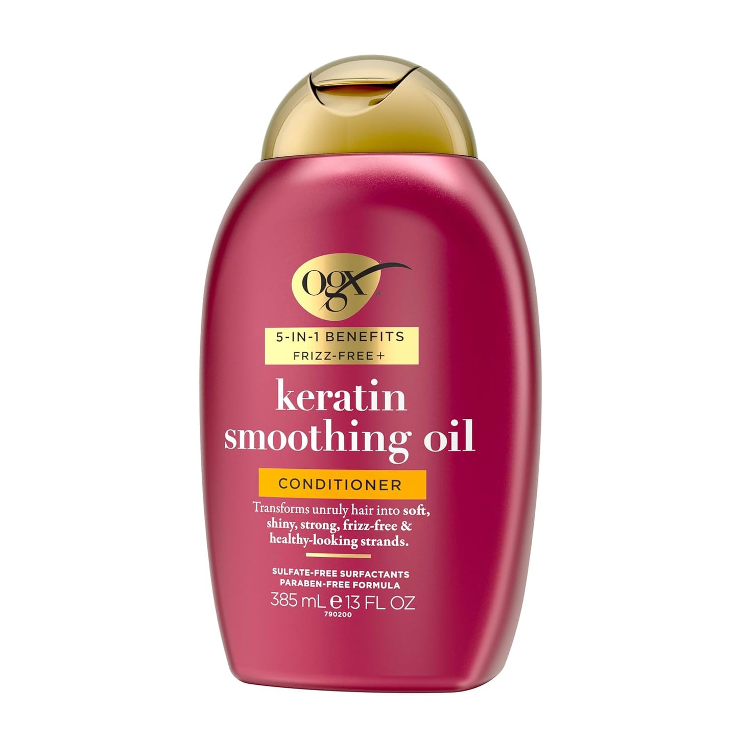 OGX Frizz-Free + Keratin Smoothing Conditioner – All-in-One Smoothing Step for an Uncluttered Shower