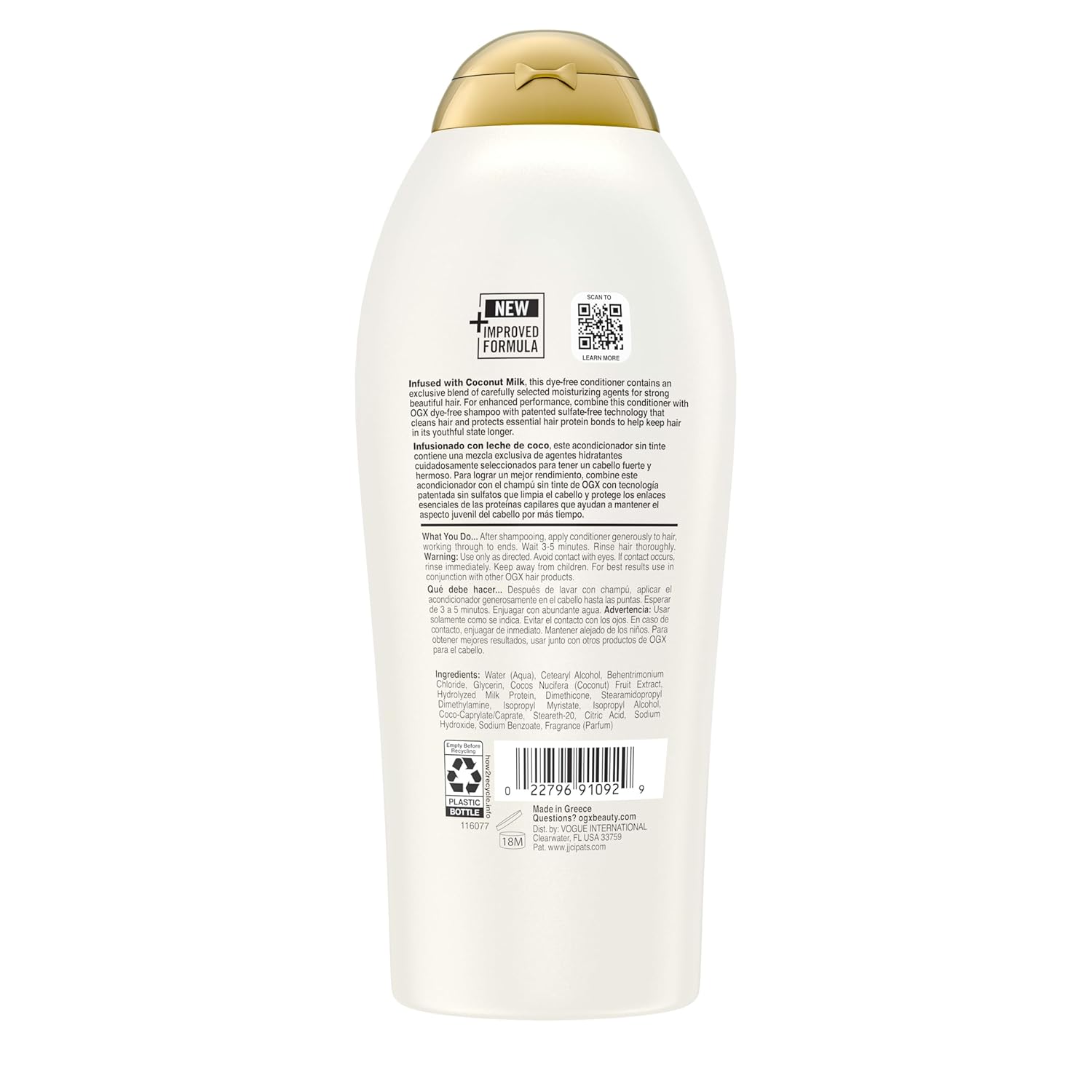 OGX Nourishing + Coconut Milk Conditioner – Mindful Nightly Hair Hydration for Your Wellness Routine