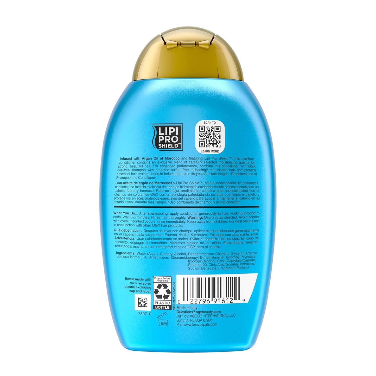 OGX Renewing + Argan Oil of Morocco Conditioner – Salon-Quality Repair for Color-Treated Hair at Home