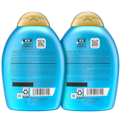 OGX Renewing + Argan Oil of Morocco Shampoo & Conditioner Set – Thoughtful Birthday and Mother's Day Hair Repair Gift for Her, 13 fl oz 2 Pack