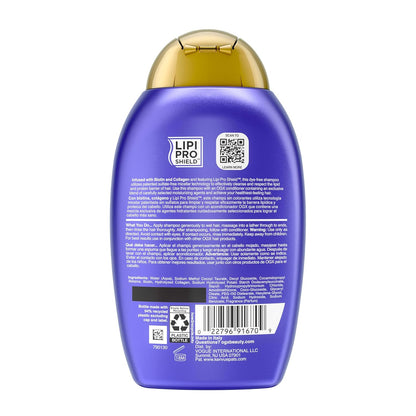 OGX Thick & Full Biotin & Collagen Volumizing Shampoo – Premium Volumizing Treatment for the Elevated Vanity, 13 fl oz