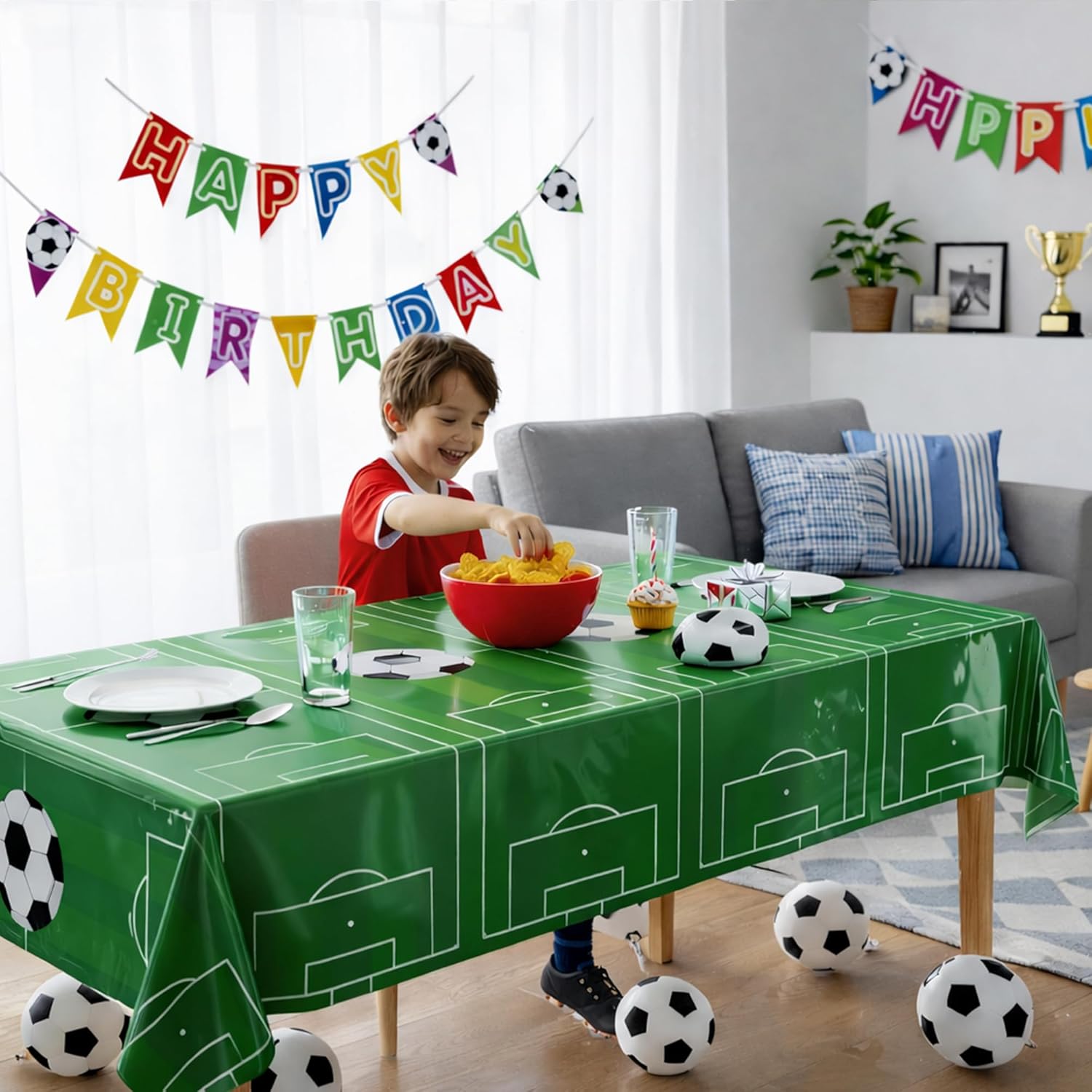 OHOME Halloween Tablecloth 2-Pack – Spooky Seasonal Gift for Hosts and Home Decor Enthusiasts