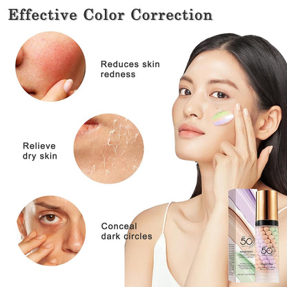 oil-control, pore-minimizing, non-greasy lightweight cream texture