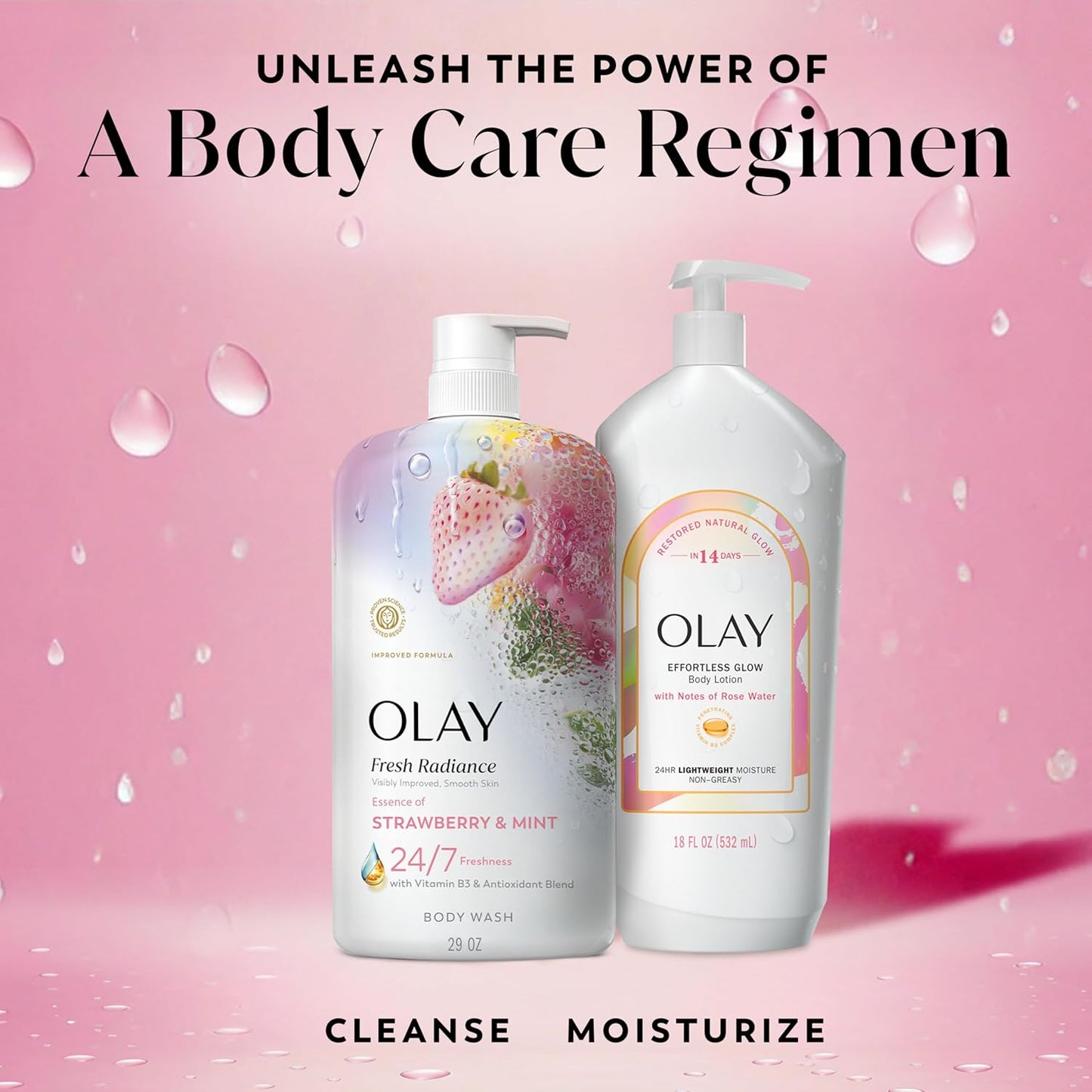 Olay Body Wash – Clean Formula, No Parabens, Effortless Daily Cleansing