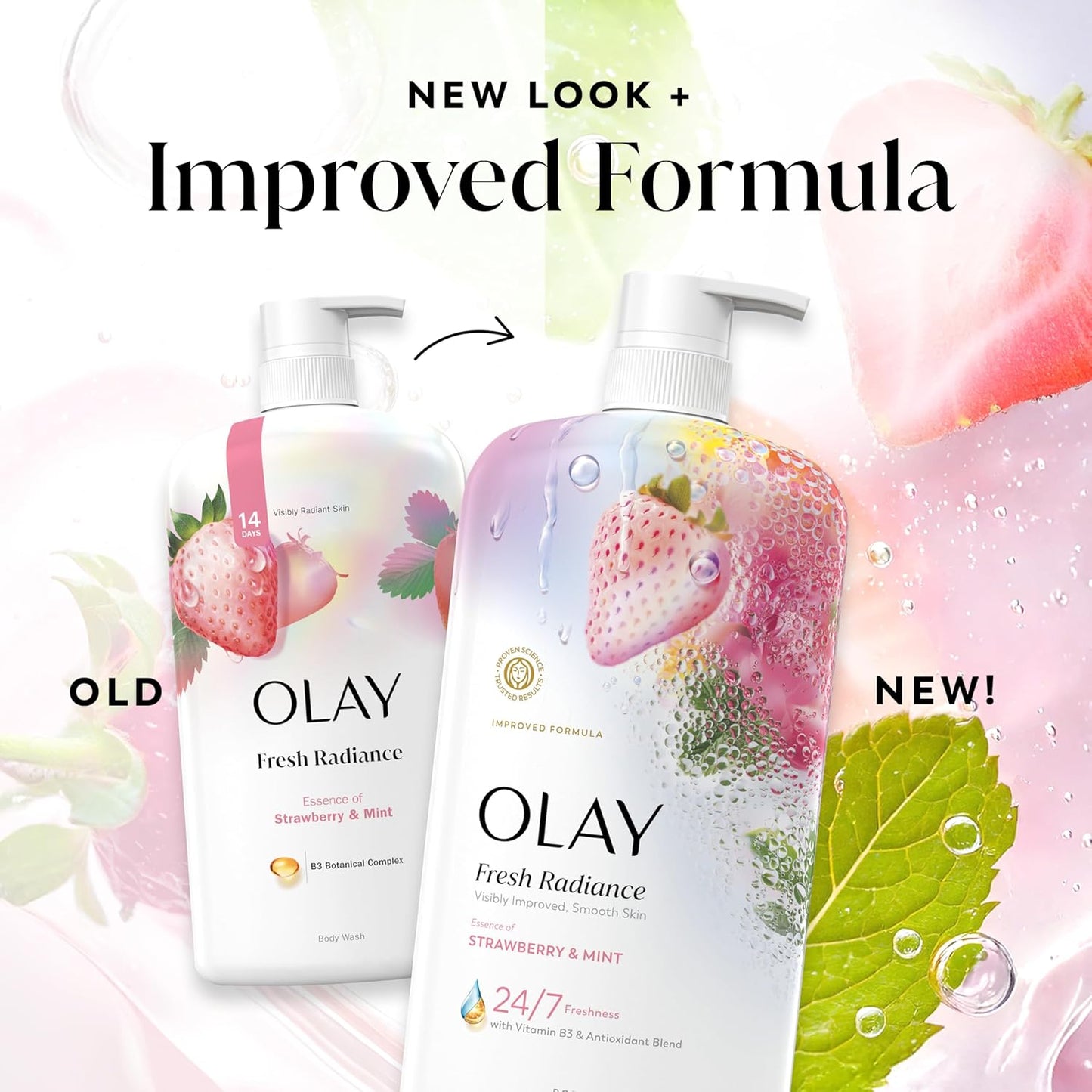 Olay Body Wash – Clean Formula, No Parabens, Effortless Daily Cleansing