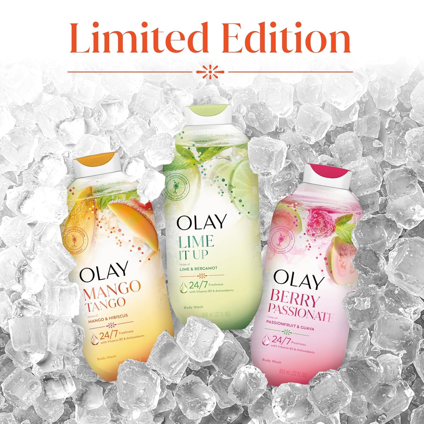 Olay Body Wash for Women – Mango Tango Mocktail Scent for a Fragrance-First Shower and Yoga Room Reset