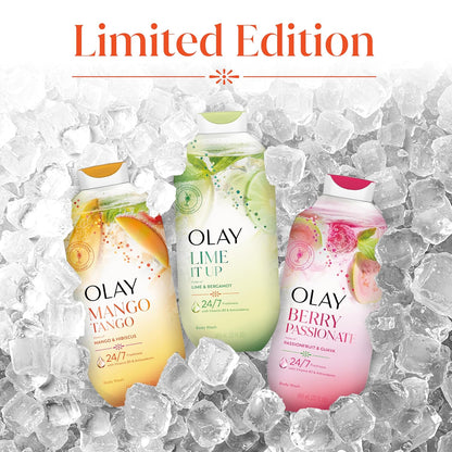 Olay Body Wash for Women – Mango Tango Mocktail Scent for a Fragrance-First Shower and Yoga Room Reset