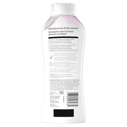 Olay Body Wash for Women – Unscented Daily Essential with Hyaluronic Acid & Clean, Simple Formula