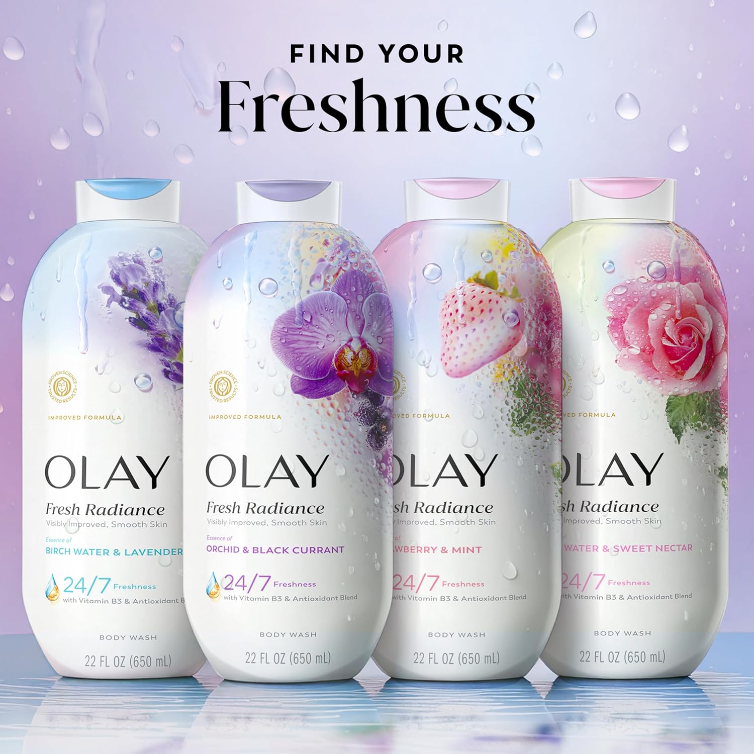 Olay Body Wash Gift Set for Women – Multi-Pack Luxury Cleansers with 12+ Fragrance Options