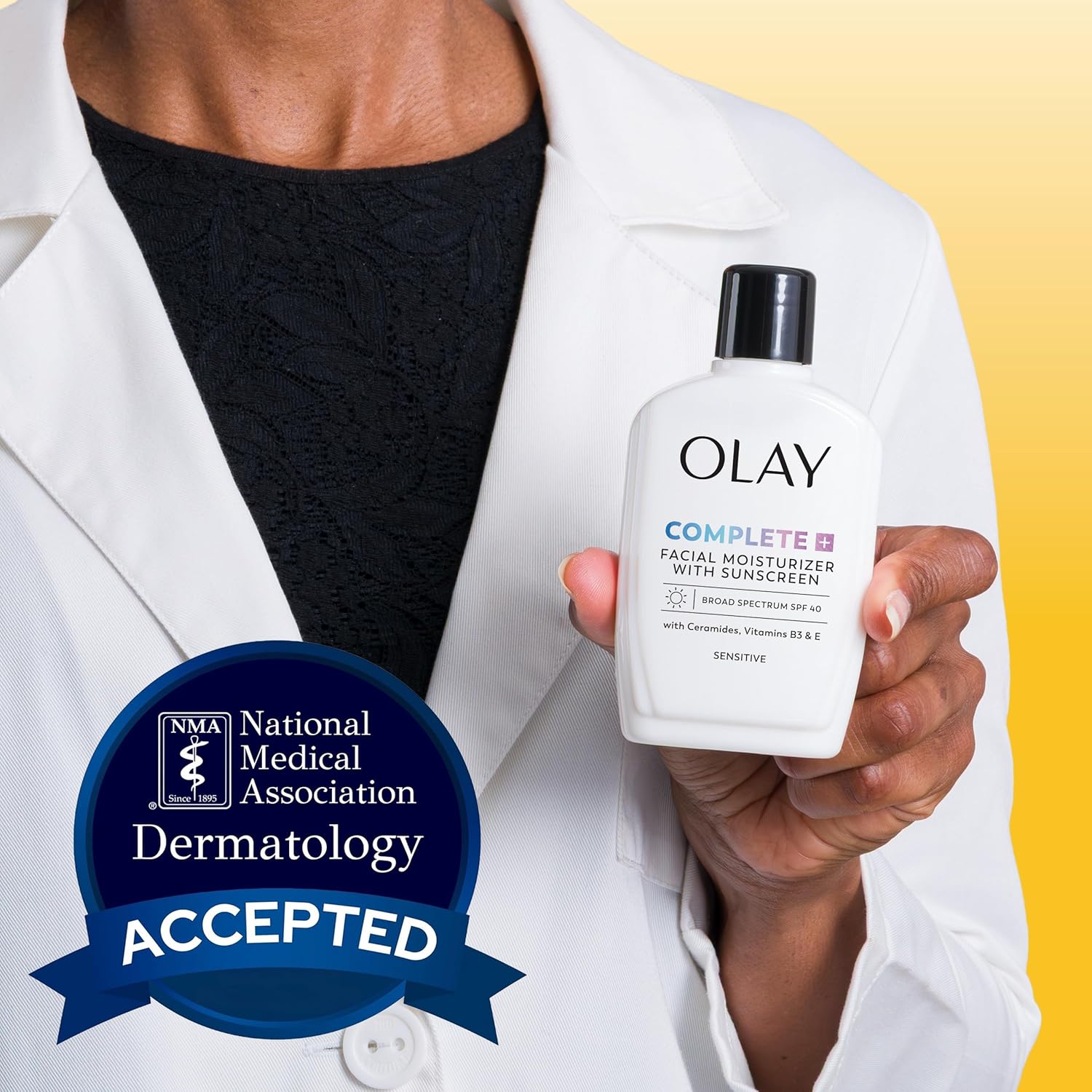 Olay Complete+ Premium Face Moisturizer with SPF 40 – Elevated Daily Skincare Ritual