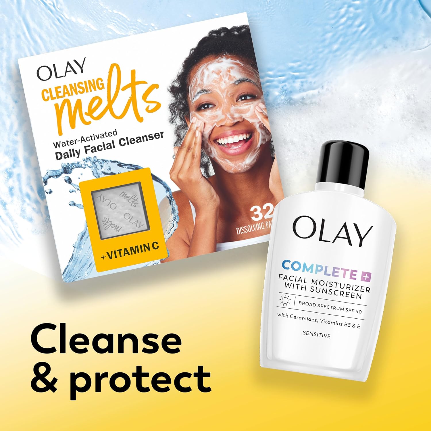 Olay Complete+ Premium Face Moisturizer with SPF 40 – Elevated Daily Skincare Ritual