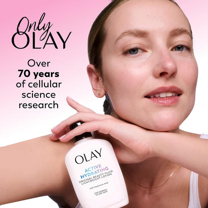 Olay Facial Moisturizer Gift Set – Trusted Beauty Fluid Lotion for Mom or Friend