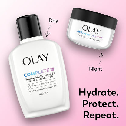 Olay Firming Night Cream – Simple Overnight Moisturizer for Effortless Skincare
