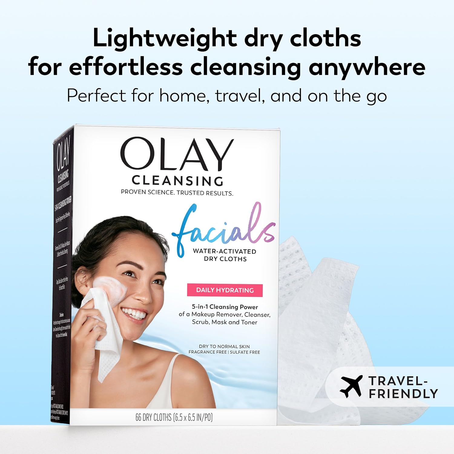 Olay Hydrating Facial Wipes – Safe, Flameless Skincare for Busy Households