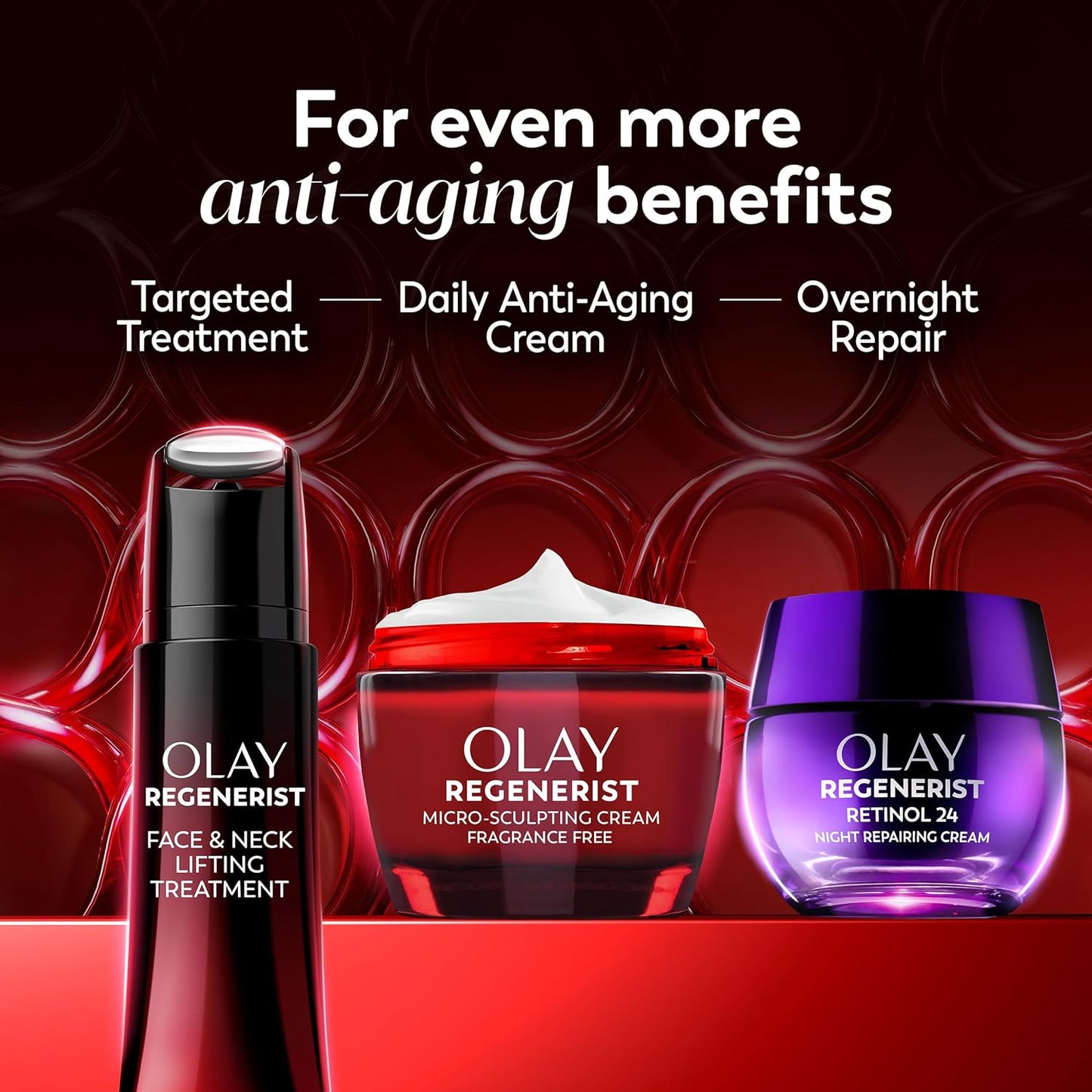 Olay Regenerist Fragrance-Free Moisturizer – Essential Anti-Aging Cream, Clean Formula