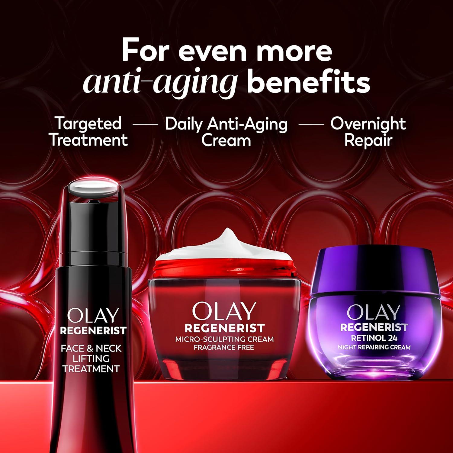 Olay Regenerist Fragrance-Free Moisturizer – Essential Anti-Aging Cream, Clean Formula