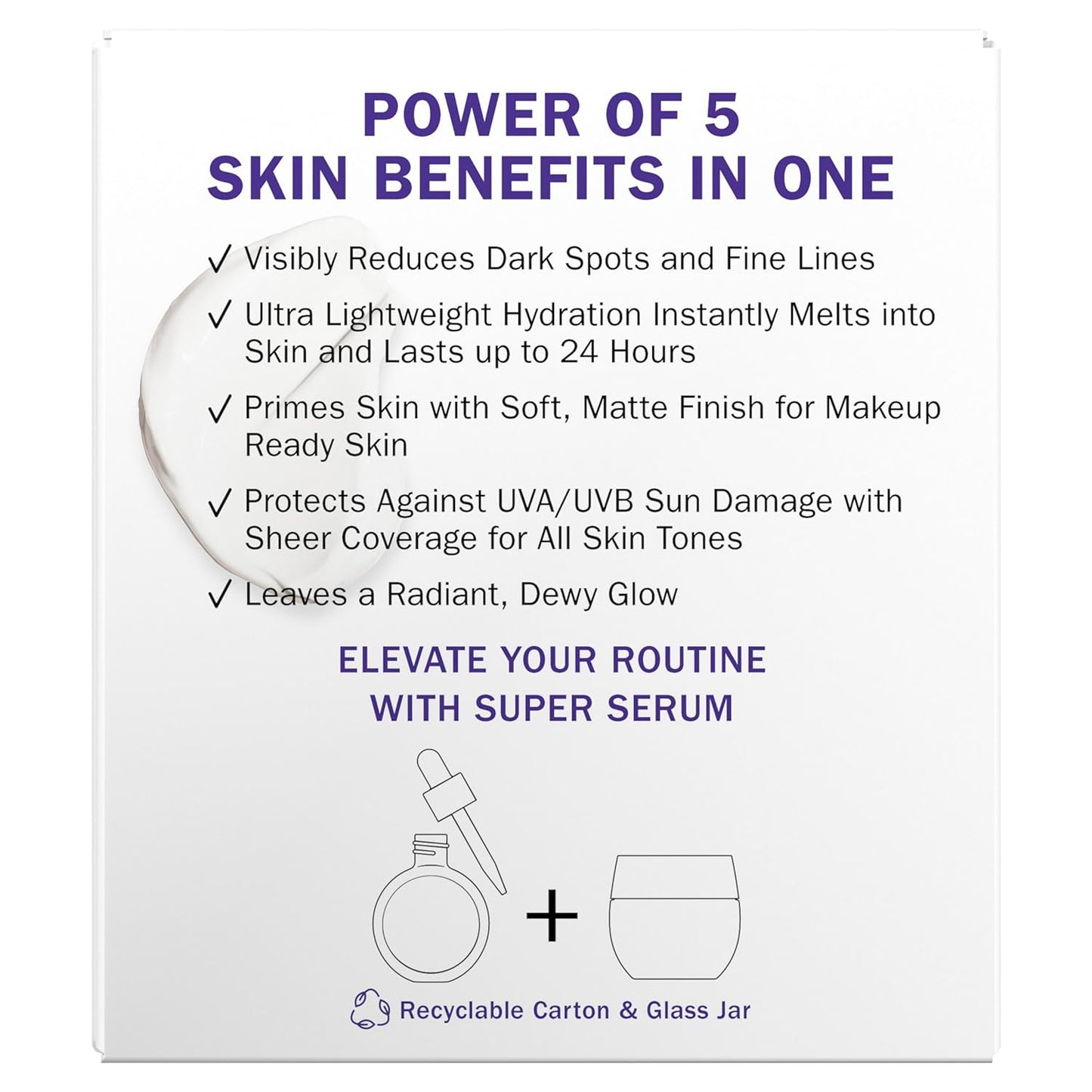 Olay Super Cream with Sunscreen SPF 30 – Fast-Absorbing Primer Moisturizer for Your Morning Work Routine