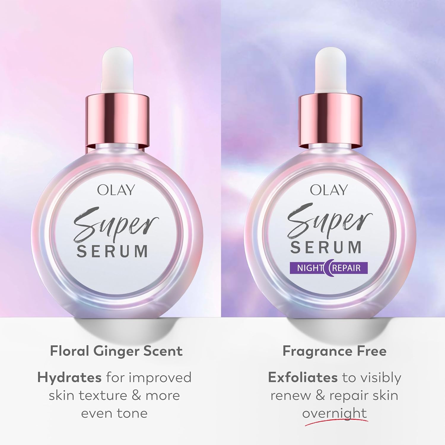 Olay Super Serum – Bedside Skincare Sanctuary, Collagen & Vitamin C for Radiant Rest