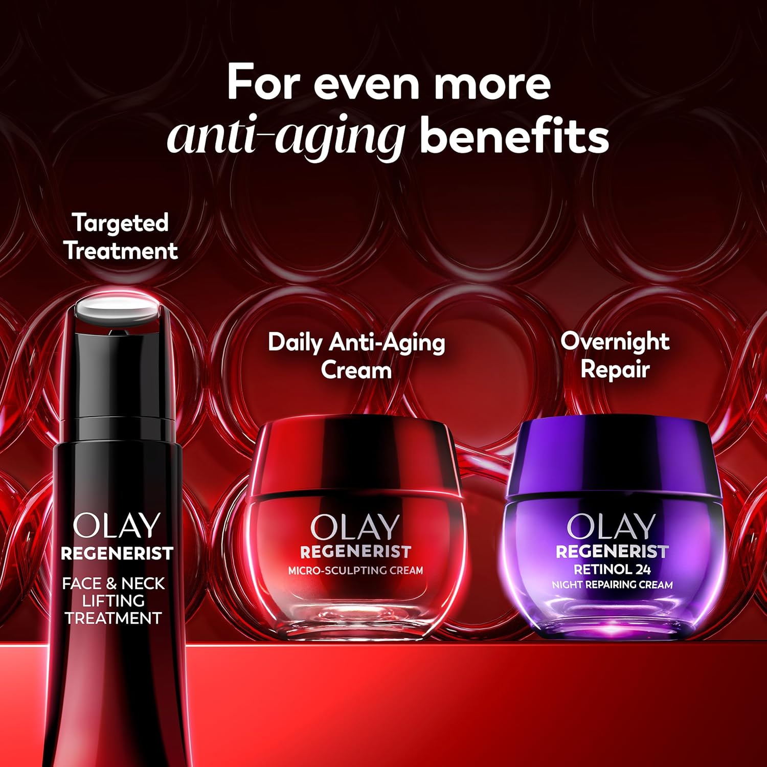 Olay Triple Collagen Peptide Moisturizer – Evening Skincare Sanctuary for Wrinkle Reduction