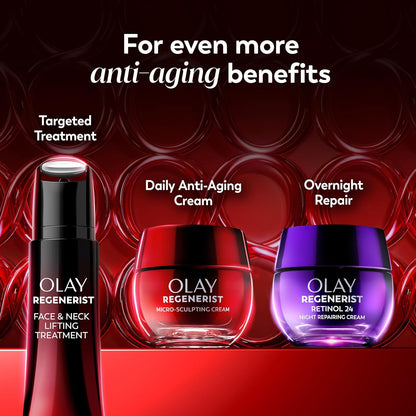 Olay Triple Collagen Peptide Moisturizer – Evening Skincare Sanctuary for Wrinkle Reduction