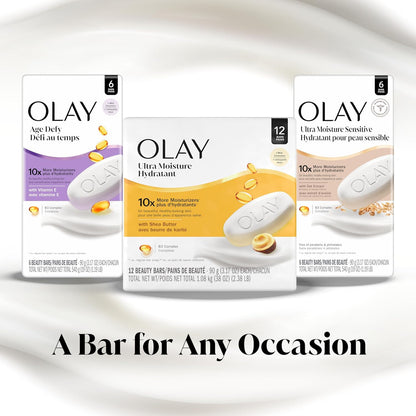 Olay Ultra Moisture Beauty Bar – Clean, Simple Daily Cleanser for Minimalist Bathrooms