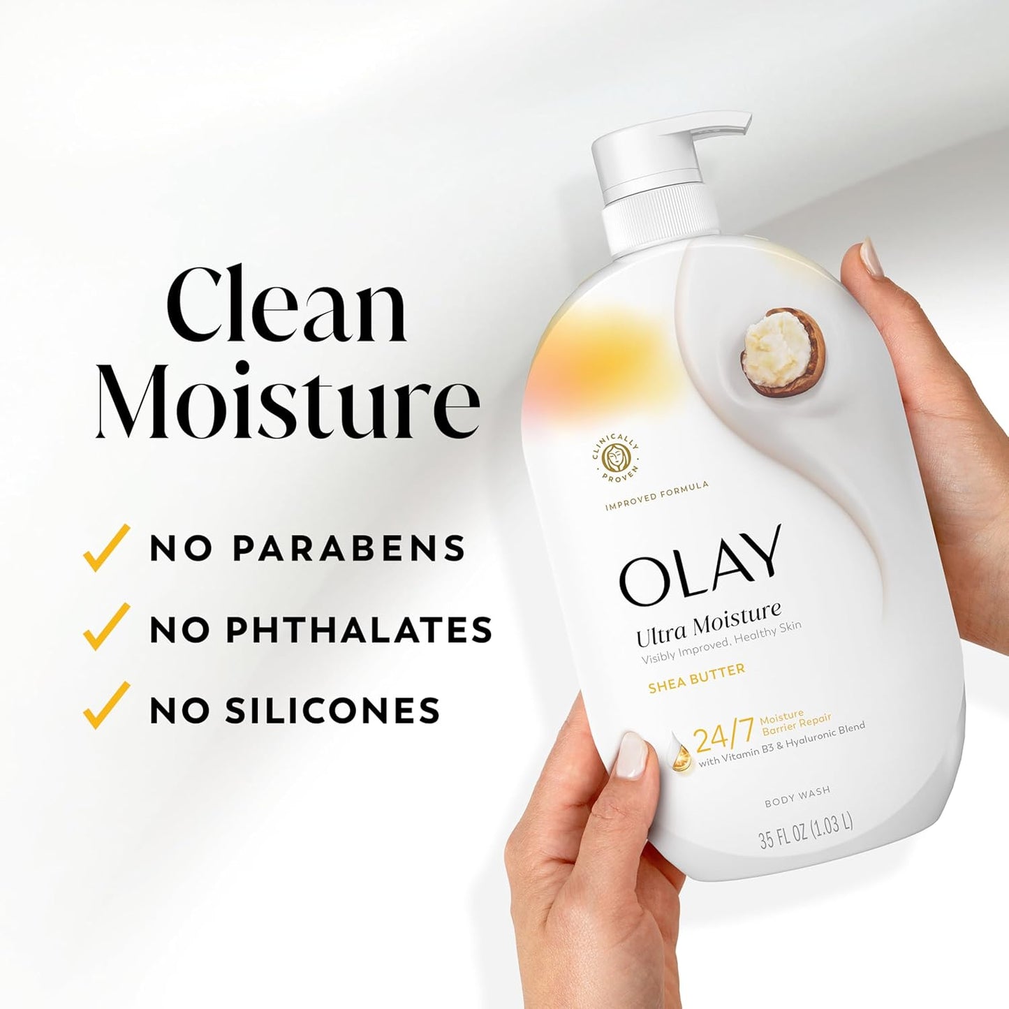 Olay Ultra Moisture Body Wash – Clean Formula, Simple Daily Essential for Soft Skin