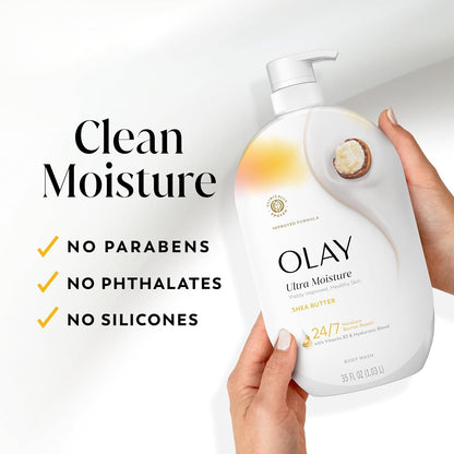 Olay Ultra Moisture Body Wash – Clean Formula, Simple Daily Essential for Soft Skin