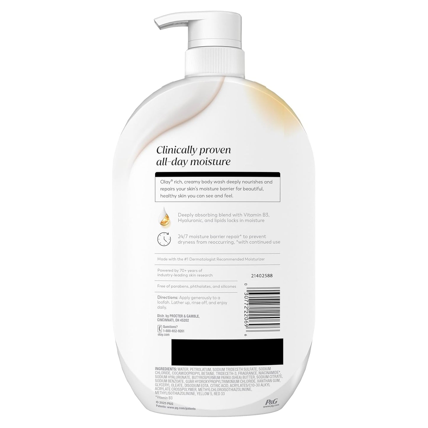 Olay Ultra Moisture Body Wash – Clean Formula, Simple Daily Essential for Soft Skin