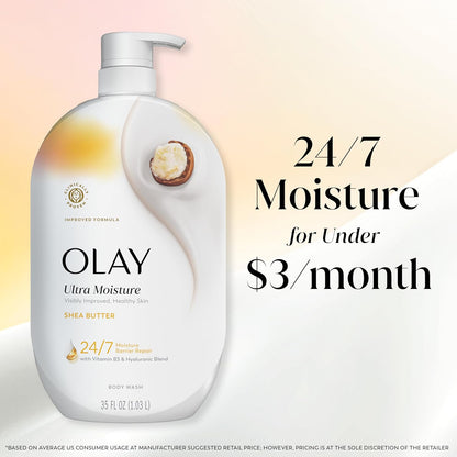 Olay Ultra Moisture Body Wash – Clean Formula, Simple Daily Essential for Soft Skin