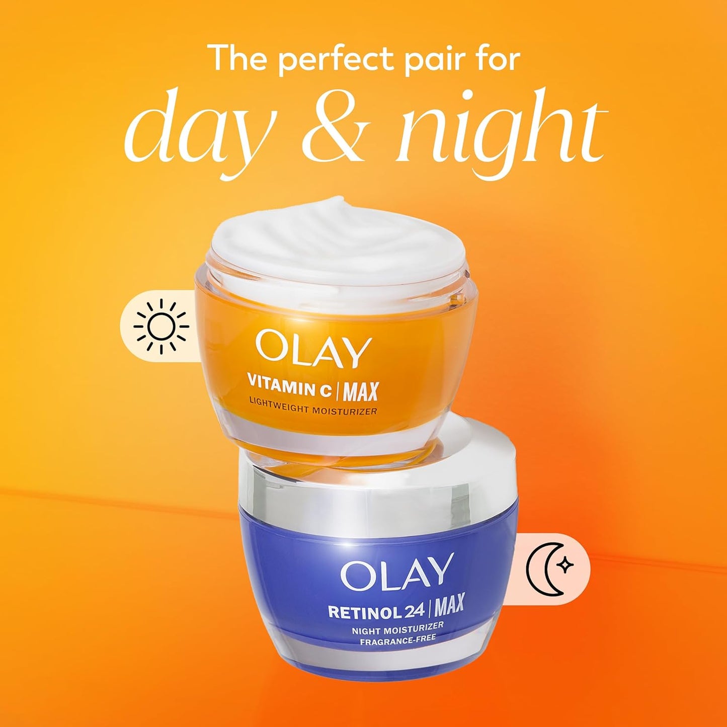 Olay Vitamin C MAX Brightening Cream – Evening Skincare Treatment for Dark Spot Reduction